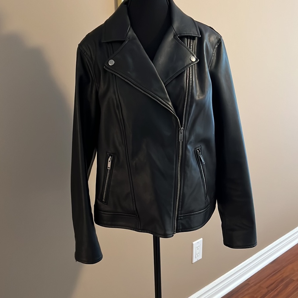 Synthetic leather jacket - Picture 4 of 4